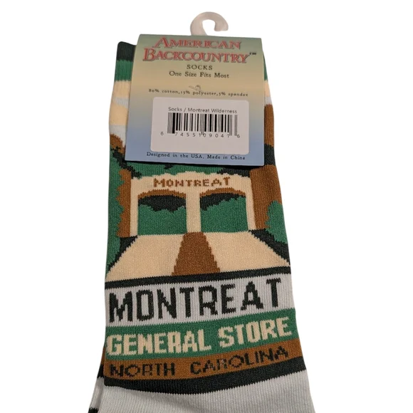 Montreat General Store North Carolina Multicolor Socks - Picture 5 of 6